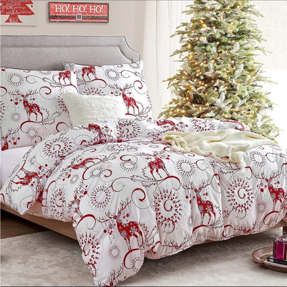 Merry Christmas Comforter Cover NEW